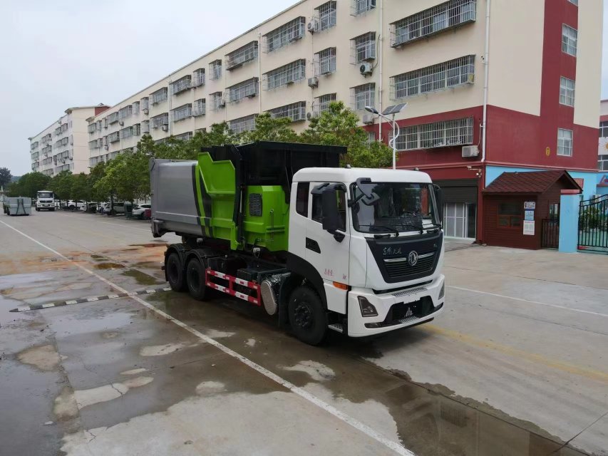 東風(fēng)天龍后8輪勾臂車(chē)